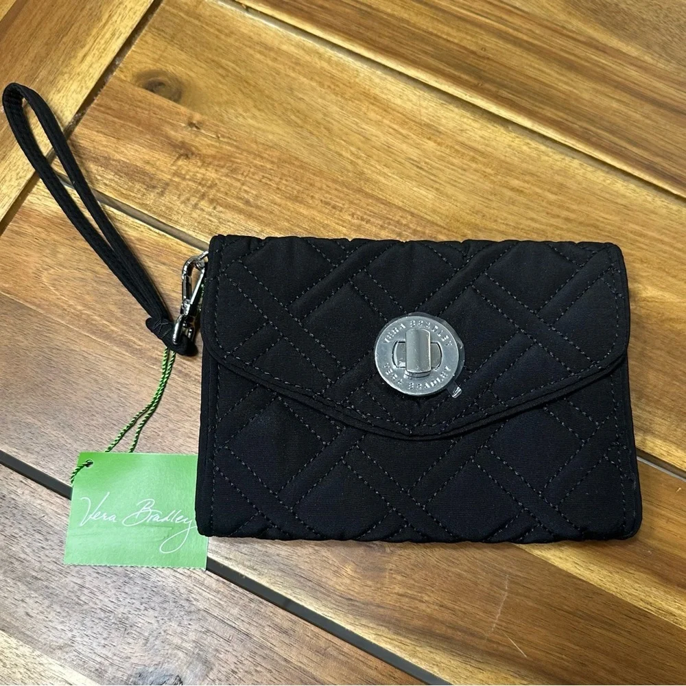 Vera Bradley Your Turn Smartphone Wristlet in Classic Black